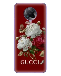 Чехол для Xiaomi POCO F2 Pro с картинкой «Gucci —  сад»