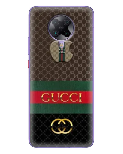 Чехол для Xiaomi POCO F2 Pro с картинкой «Gucci — брендированный десерт»
