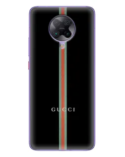 Чехол для Xiaomi POCO F2 Pro с картинкой «Gucci — строгая линия»