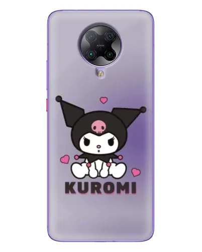 Чехол для Xiaomi POCO F2 Pro с картинкой «Kuromi — фиолетовый арт»