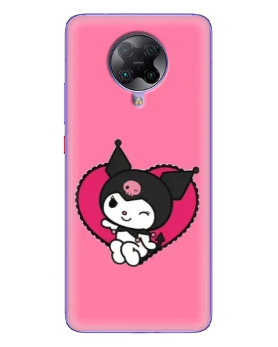 Чехол для Xiaomi POCO F2 Pro с картинкой «Kuromi — любовь в сердце»