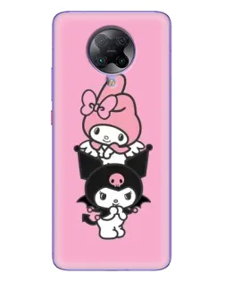 Чехол для Xiaomi POCO F2 Pro с картинкой «My Melody и Kuromi»