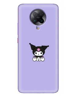 Чехол для Xiaomi POCO F2 Pro с картинкой «Kuromi — фиолетовый минимализм»