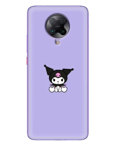 Чехол для Xiaomi POCO F2 Pro с картинкой «Kuromi — фиолетовый минимализм»
