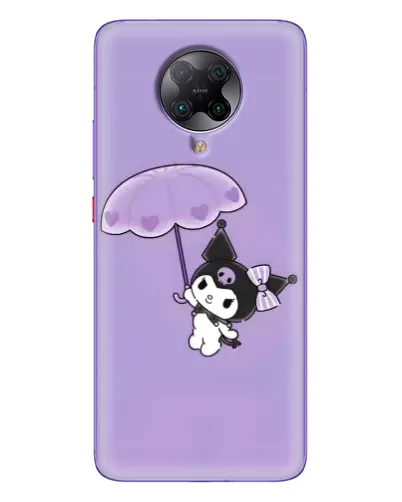 Чехол для Xiaomi POCO F2 Pro с картинкой «Kuromi с зонтиком»