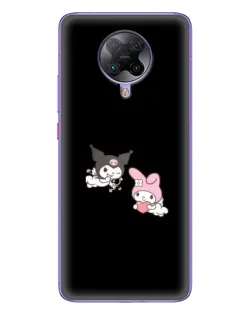 Чехол для Xiaomi POCO F2 Pro с картинкой «My Melody и Kuromi»