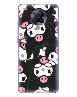 Чехол для Xiaomi POCO F2 Pro с картинкой «Паттерн голов Куроми»