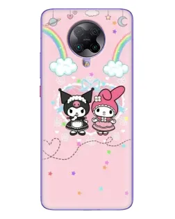 Чехол для Xiaomi POCO F2 Pro с картинкой «My Melody и Kuromi»
