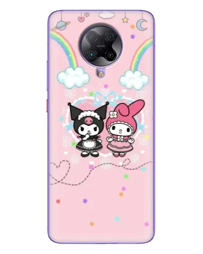 Чехол для Xiaomi POCO F2 Pro с картинкой «My Melody и Kuromi»