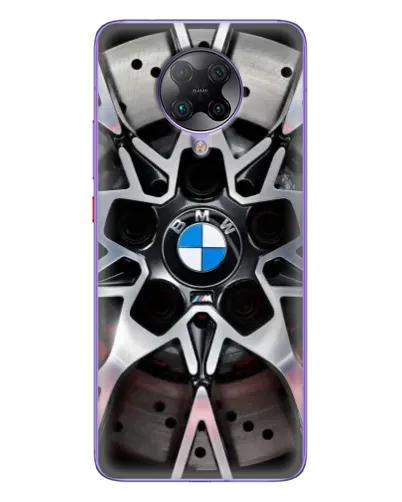 Чехол для Xiaomi POCO F2 Pro с картинкой «BMW — деталь диска»