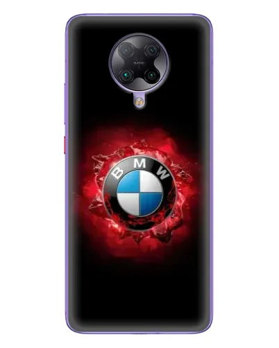 Чехол для Xiaomi POCO F2 Pro с картинкой «Логотип BMW — вспышка»