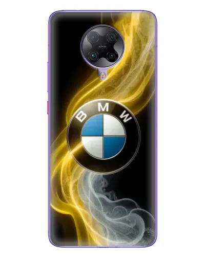 Чехол для Xiaomi POCO F2 Pro с картинкой «Золотистый дым BMW»