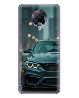 Чехол для Xiaomi POCO F2 Pro с картинкой «BMW в огнях города»