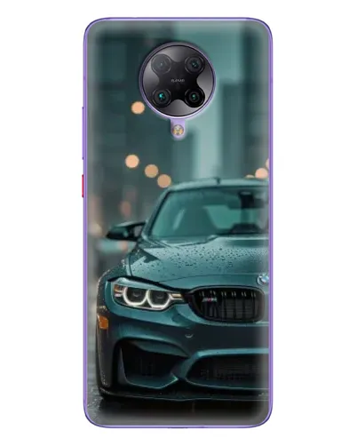 Чехол для Xiaomi POCO F2 Pro с картинкой «BMW в огнях города»