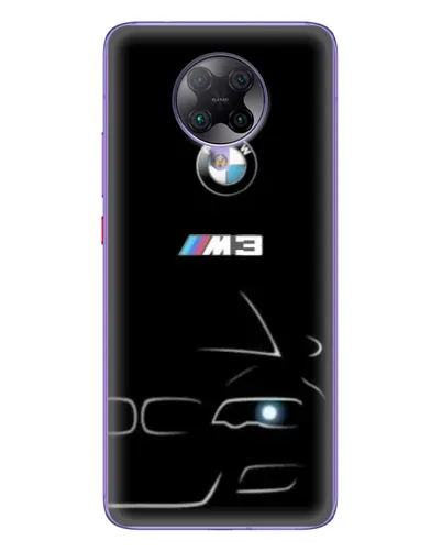 Чехол для Xiaomi POCO F2 Pro с картинкой «Минималистичный принт BMW M3»