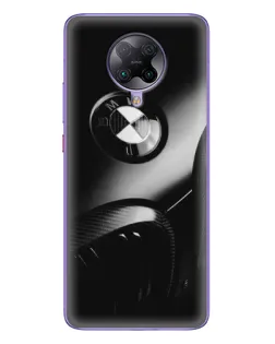 Чехол для Xiaomi POCO F2 Pro с картинкой «Эмблема BMW — макро»