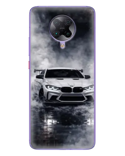 Чехол для Xiaomi POCO F2 Pro с картинкой «BMW сквозь туман»