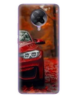 Чехол для Xiaomi POCO F2 Pro с картинкой «Осенняя BMW M4»