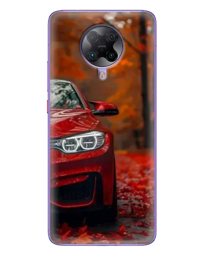 Чехол для Xiaomi POCO F2 Pro с картинкой «Осенняя BMW M4»