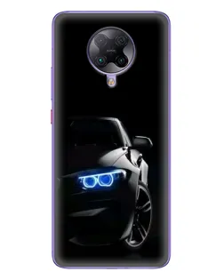 Чехол для Xiaomi POCO F2 Pro с картинкой «BMW — ночной взгляд»