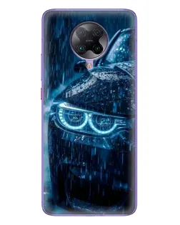 Чехол для Xiaomi POCO F2 Pro с картинкой «BMW под дождем»