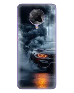 Чехол для Xiaomi POCO F2 Pro с картинкой «BMW M-Power — абстракция»