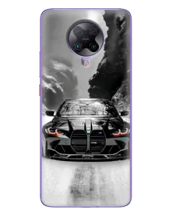 Чехол для Xiaomi POCO F2 Pro с картинкой «BMW — акварельный дрифт»