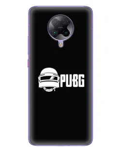 Чехол для Xiaomi POCO F2 Pro с картинкой «PUBG — классический лого»