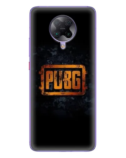 Чехол для Xiaomi POCO F2 Pro с картинкой «PUBG — золотой логотип»