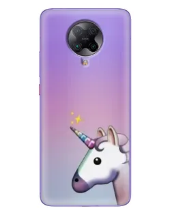 Чехол для Xiaomi POCO F2 Pro с картинкой «Единорог градиент»