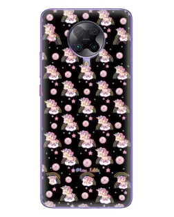 Чехол для Xiaomi POCO F2 Pro с картинкой «Magic Unicorn паттерн»