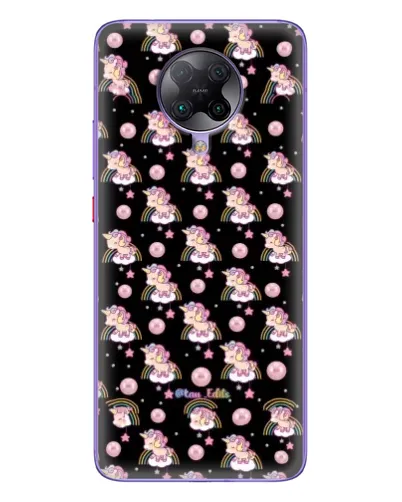 Чехол для Xiaomi POCO F2 Pro с картинкой «Magic Unicorn паттерн»