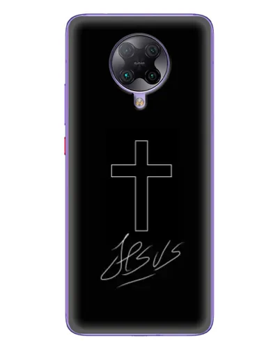Чохол для Xiaomi POCO F2 Pro з картинкою «Графічний хрест Jesus» Чохол для Xiaomi POCO F2 Pro з картинкою «Графічний хрест Jesus»