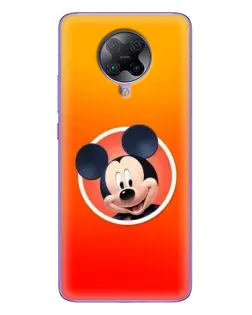 Чехол для Xiaomi POCO F2 Pro с картинкой «Mickey в круге»