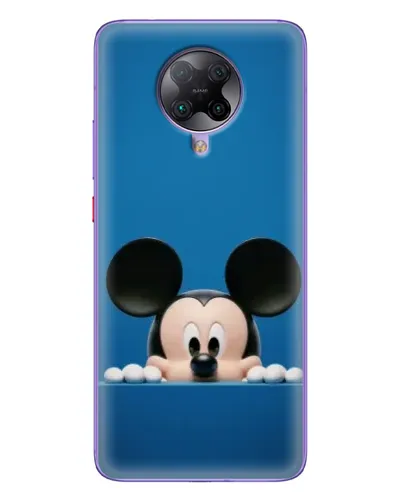 Чехол для Xiaomi POCO F2 Pro с картинкой «Микки выглядывает»