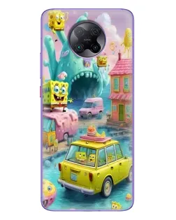 Чехол для Xiaomi POCO F2 Pro с картинкой «Монстр-трак приключения»