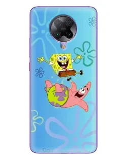 Чохол для Xiaomi POCO F2 Pro з картинкою «Спанч Боб та Патрік»