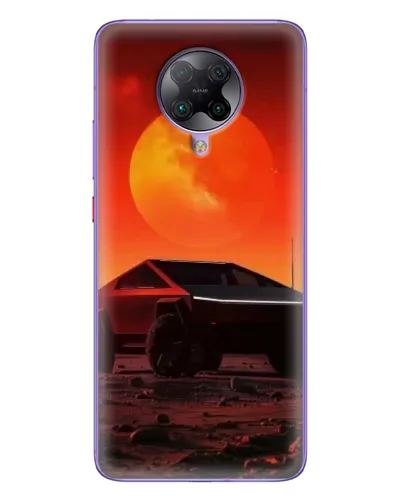 Чехол для Xiaomi POCO F2 Pro с картинкой «Cybertruck на Марсе»