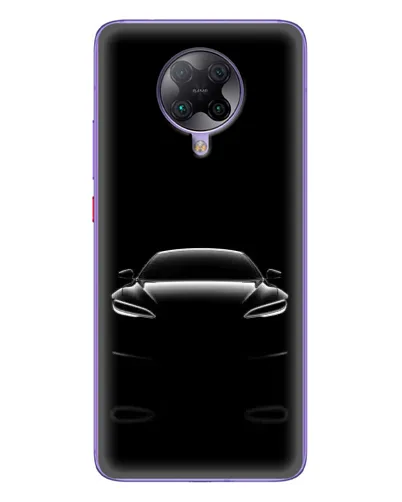 Чехол для Xiaomi POCO F2 Pro с картинкой «Силуэт Tesla Night»