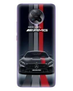 Чехол для Xiaomi POCO F2 Pro с картинкой «Mercedes — белый карбон» Чехол для Xiaomi POCO F2 Pro с картинкой «Mercedes — белый карбон»