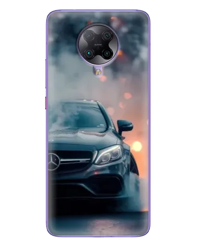 Чехол для Xiaomi POCO F2 Pro с картинкой «Mercedes — ночной город»
