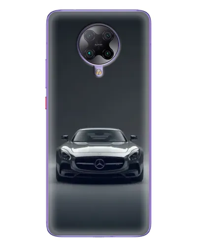 Чехол для Xiaomi POCO F2 Pro с картинкой «Mercedes на черном»