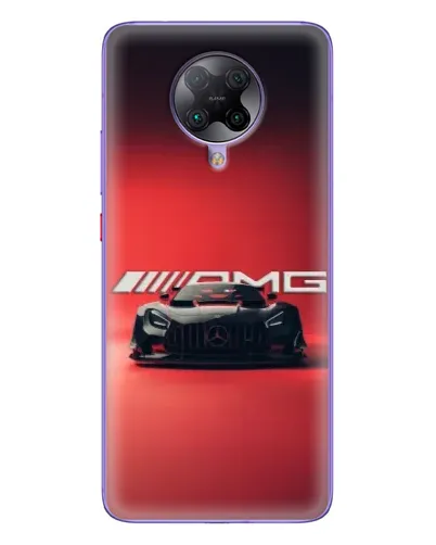 Чехол для Xiaomi POCO F2 Pro с картинкой «Mercedes AMG — красная линия»