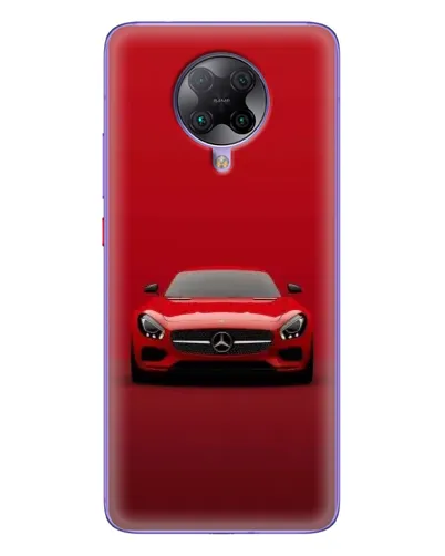Чехол для Xiaomi POCO F2 Pro с картинкой «Красный Mercedes AMG»