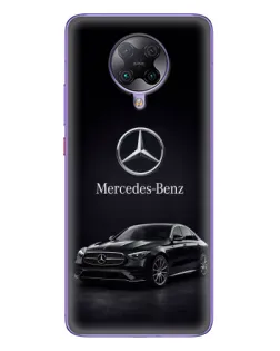 Чехол для Xiaomi POCO F2 Pro с картинкой «Mercedes — решетка радиатора»