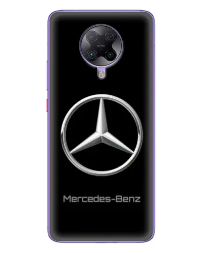 Чехол для Xiaomi POCO F2 Pro с картинкой «Mercedes Silver Logo»