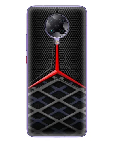 Чехол для Xiaomi POCO F2 Pro с картинкой «Mercedes Carbon Grid»