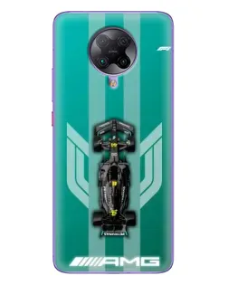 Чехол для Xiaomi POCO F2 Pro с картинкой «Mercedes AMG Petronas»