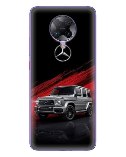 Чехол для Xiaomi POCO F2 Pro с картинкой «Mercedes G-Class красный»