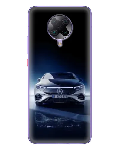 Чехол для Xiaomi POCO F2 Pro с картинкой «Ночной Mercedes EQ»